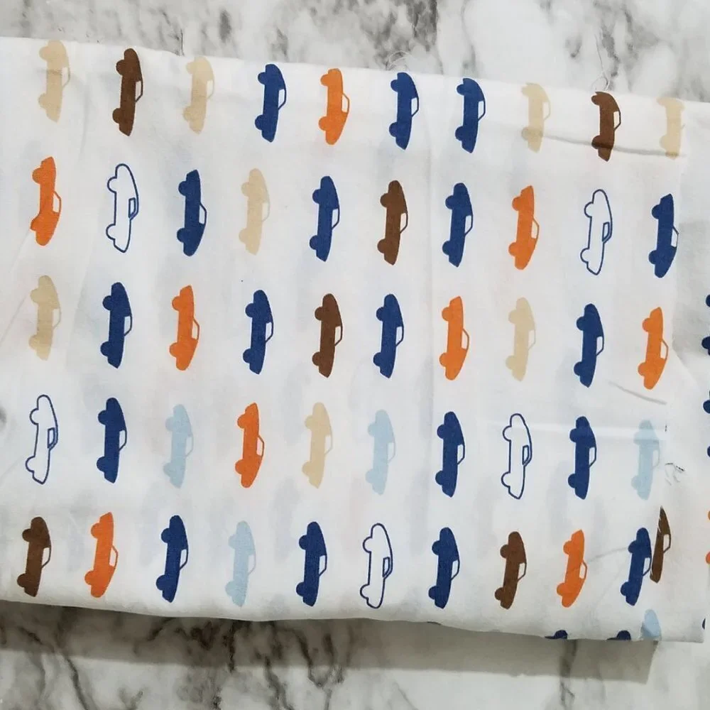 Fabric Cotton Cars 2 Remnants 2 3/4 and 2 Yards 28-29